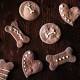 Holiday Gingerbread Dog Biscuits