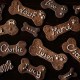 Personnalised Dog Biscuits Peanut