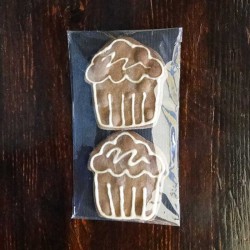 Decorated cupcake biscuits - 10 sachets