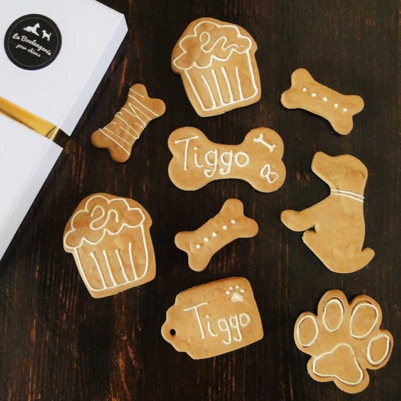 Coffret Gourmand Anniversaire Pour Chiens Cadeau Pour Chien Bio