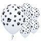 Dog paw print balloons