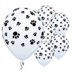 Ballons Patte de chien latex biodégradables