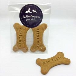 Sachet de 2 biscuits personnalisés - lot de 10