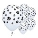 Dog paw print balloons