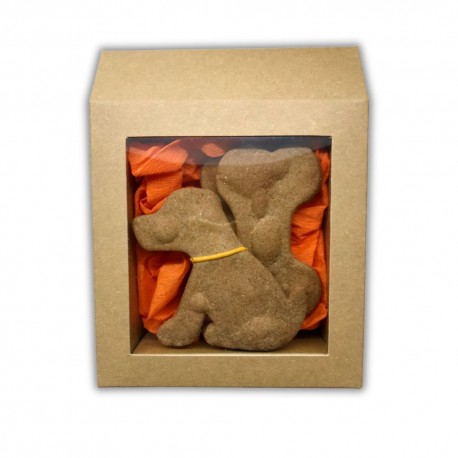 Coffret of 4 biscuits dogs - lot of 10