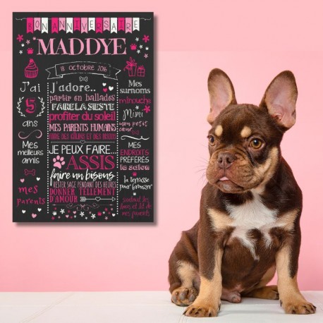 Personnalised Birthday Board for dogs