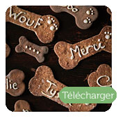 Personnalised dog biscuits